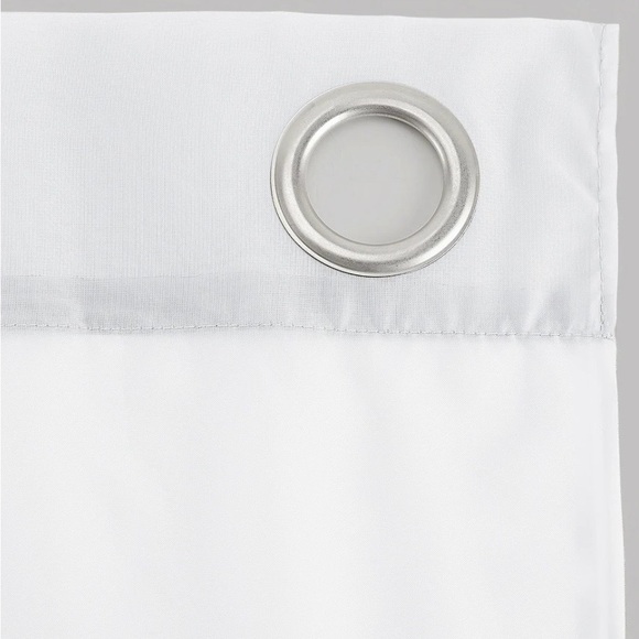 No. 918 Emily Voile Sheer Grommet panel. Set of 2. 59x108 white - Picture 4 of 7